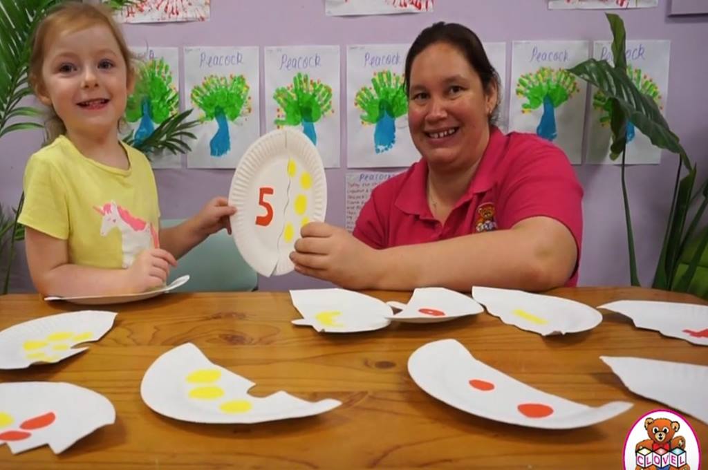 Paper Plate Number Puzzle Preschool Numeracy Activity