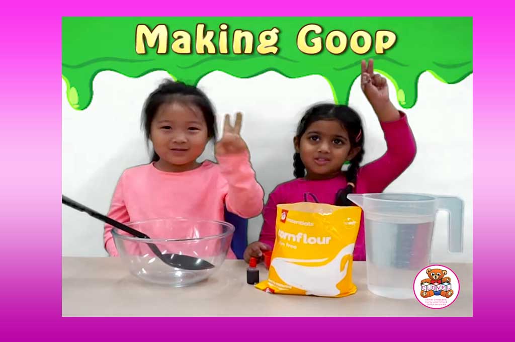 goop sensory play