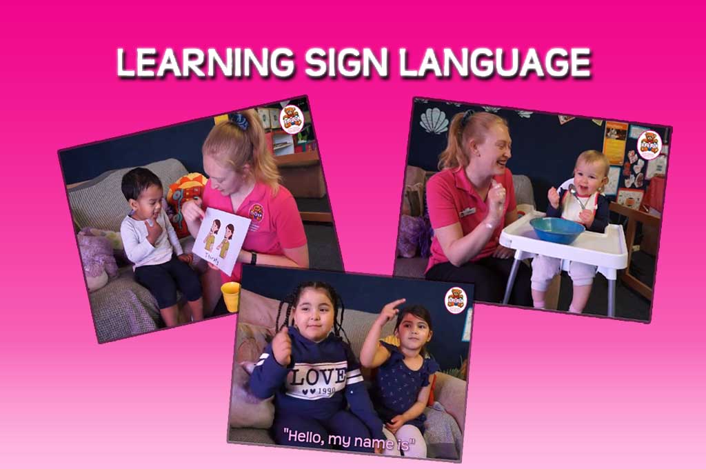 learning sign language