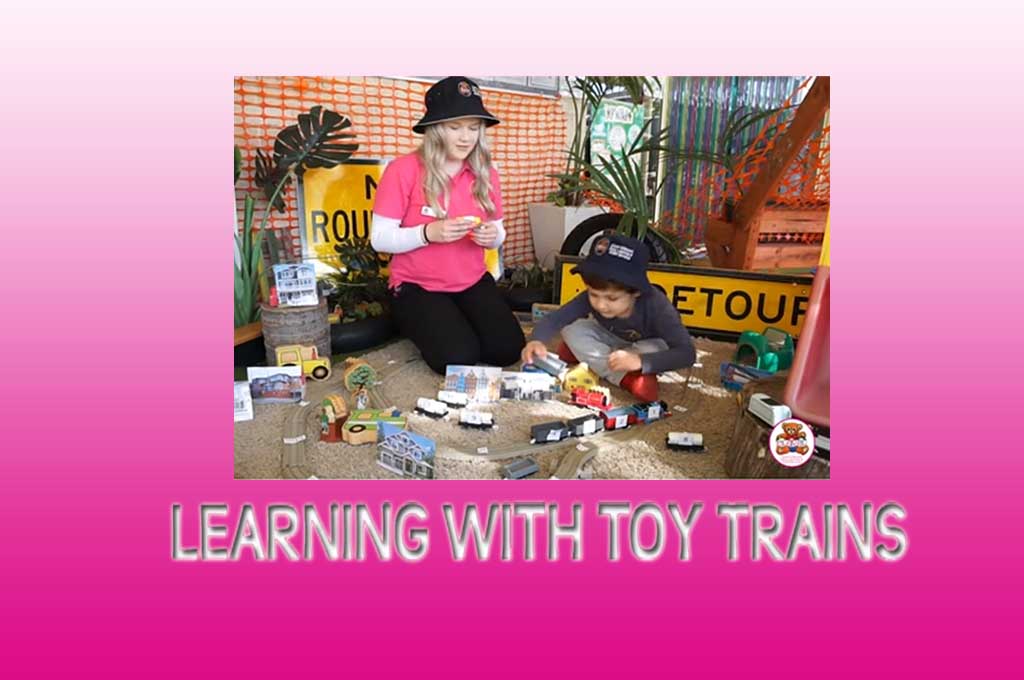 learning with toy trains