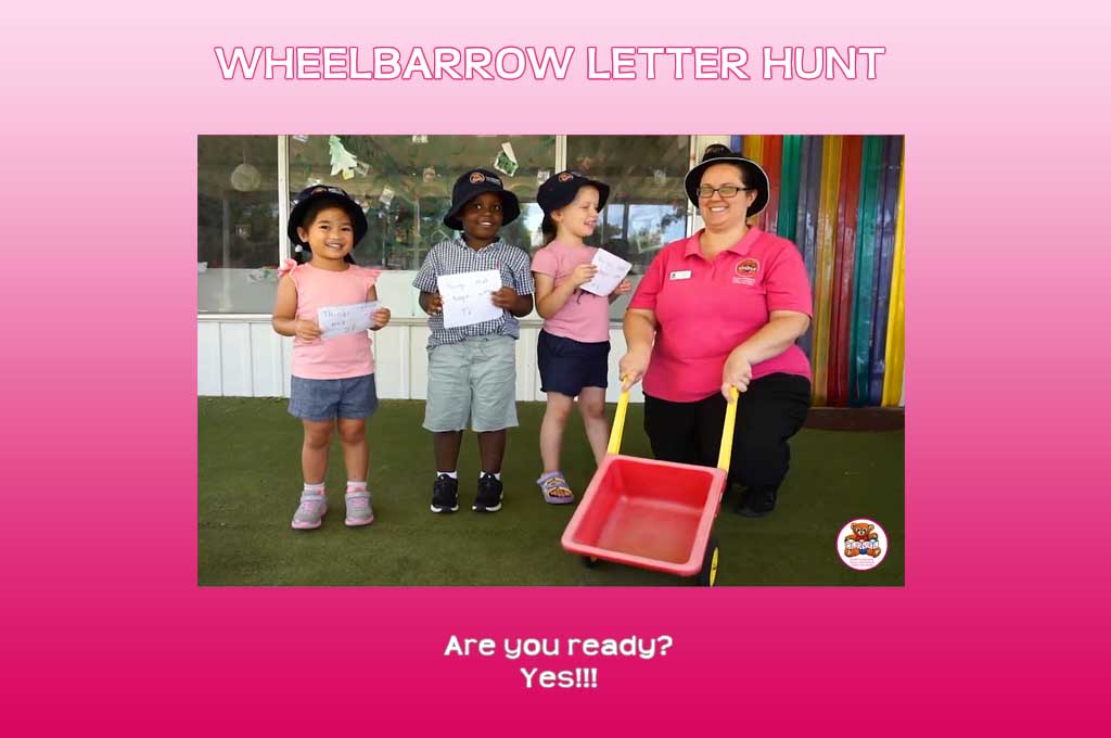 wheelbarrow letter hunt